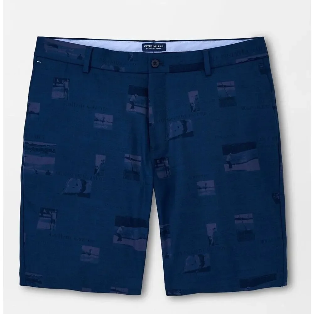 Peter Millar Surge Course Journal Performance Golf Shorts Navy 40 NWT $110 MSRP - Picture 4 of 15